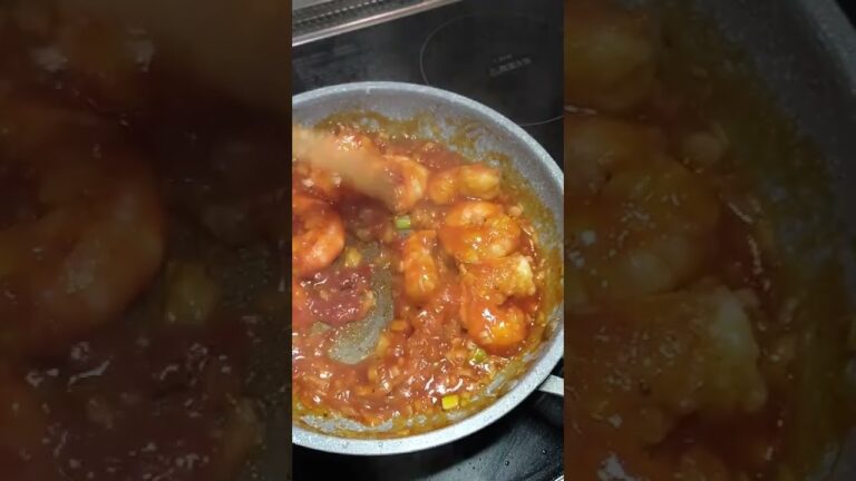 10本目バナメイエビのレシピを100本作る〜エビチリ#shorts #バナメイエビ