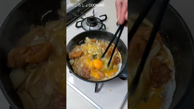 【ずぼら】やきとりの缶詰で作る【親子丼】が誰でも簡単に作れるのでオススメだ！