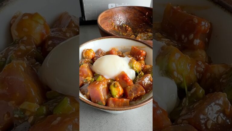 ダイエット中に最高マグロアボカド丼作った結果ww #shorts