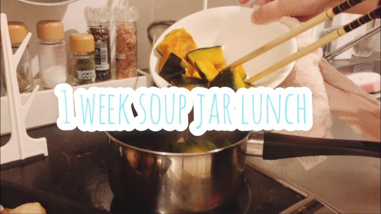 SUB)【朝の支度】スープジャーお弁当の1週間/1 week soup jar lunch