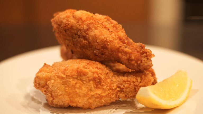 衣がザクザク！【フライドチキン】の作り方　How to make fried chicken