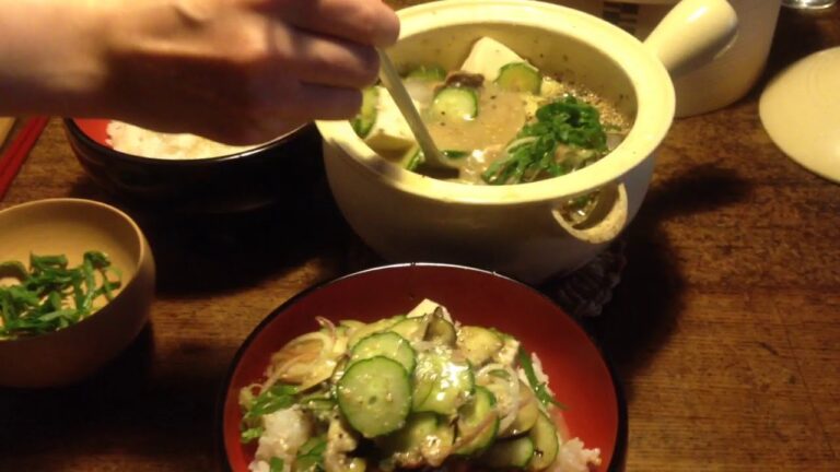 お昼に冷や汁ご飯を作って食べました | 職人.com