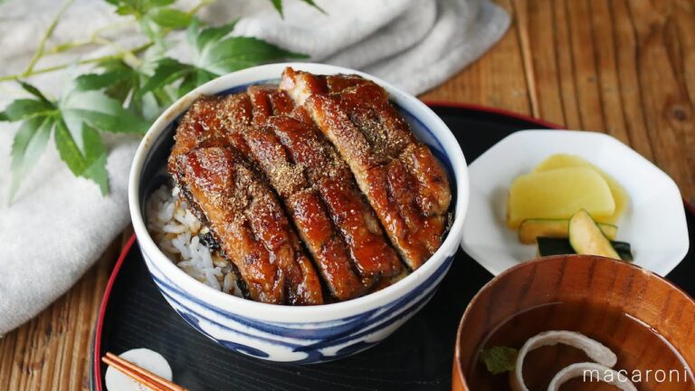 土用の丑の日に！まるでうなぎ！？さば缶で作るうな丼