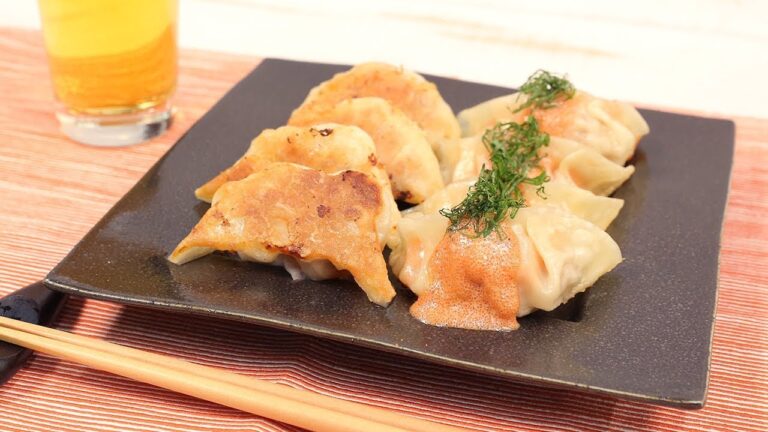 もっちりパリパリ！もち明太餃子