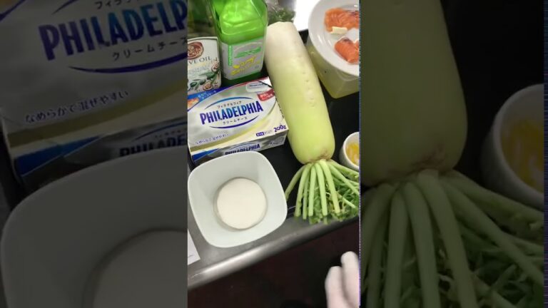 大根とサーモンマリネ