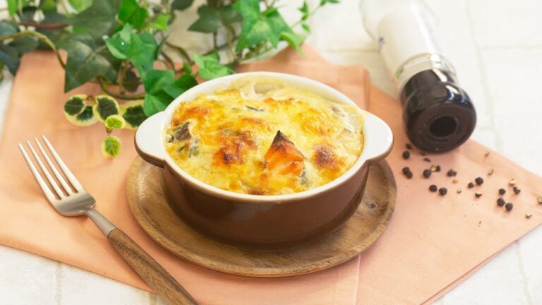 サーモンと白ねぎの和風ドリア