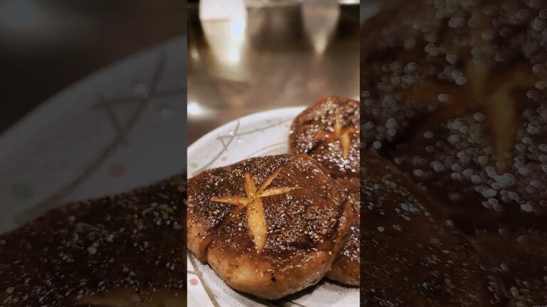 椎茸の鉄板焼き #teppanyaki