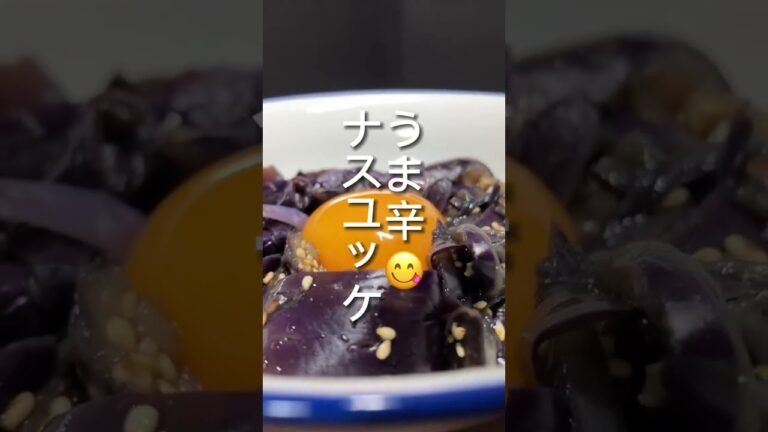 無限リピート🤭旨辛なすユッケ