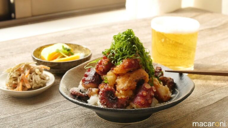 居酒屋のド定番！ 揚げない たこの 唐揚げ おろし ポン酢 のレシピ 作り方