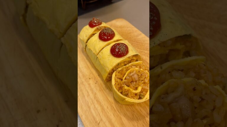 オムライスロール作ってもろた #Shorts #オムライス #ロールケーキ