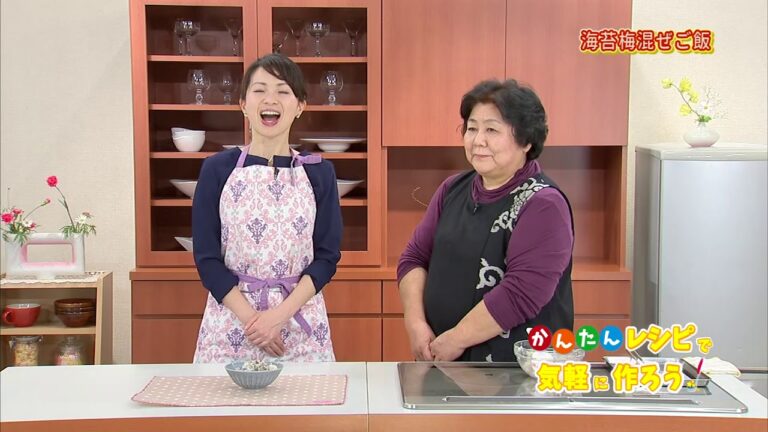風味豊か　海苔レシピ　キューテレビ　かんたんレシピで気軽に作ろう！　亀田佳子先生　豊田恭子　レシピ　料理番組　徳島　2019年2月放送①　徳島　ケーブルテレビ