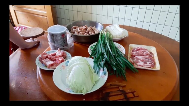 【台湾家庭料理：大腸臭臭鍋】大腸臭臭鍋　その１