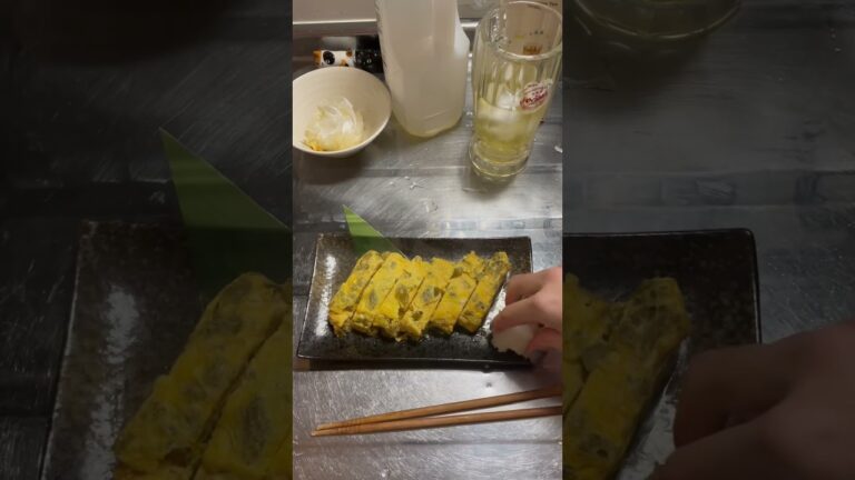 ふわふわ高菜だし巻き #料理動画 #だし巻き卵 #高菜