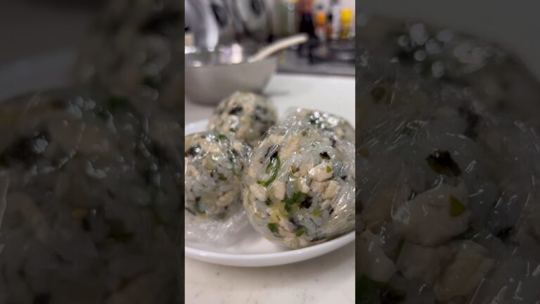 30kg痩せた男が食べているチュモクパプ風握りの作り方を紹介します！#shorts #short