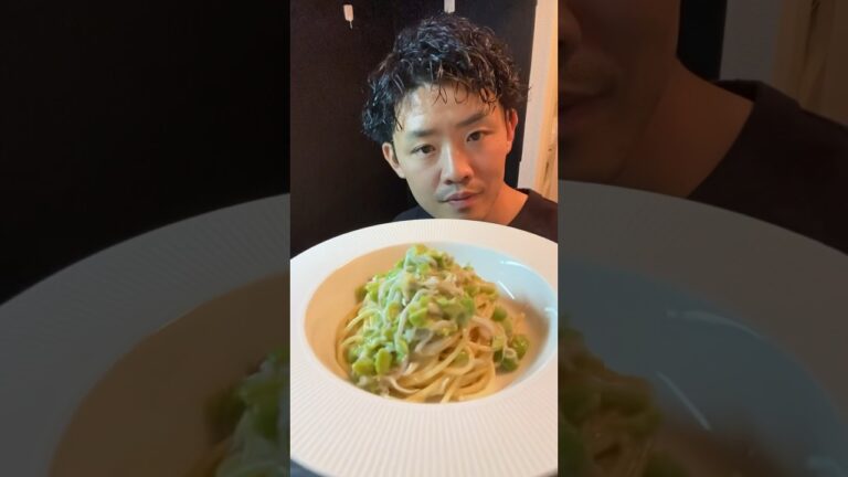 おつまみパスタ作ってみた！！