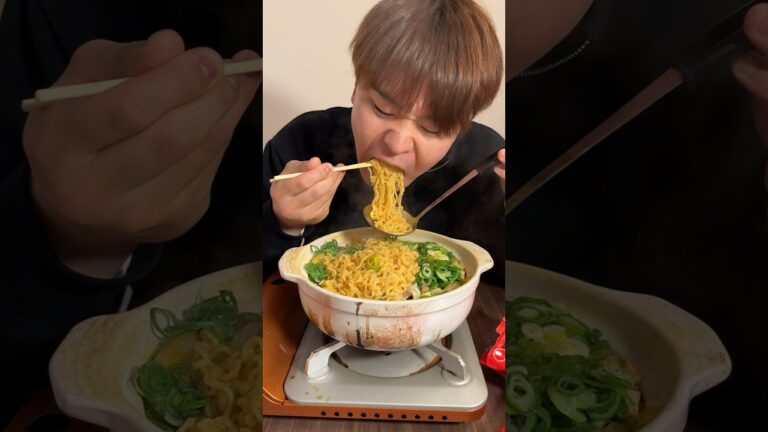 夜中に辛ラーメン3袋。これは最高だ