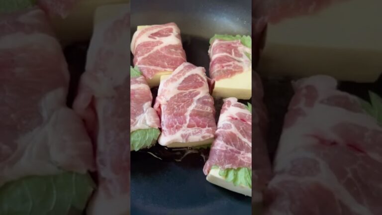 ヘルシーで罪悪感なし😍👍【高野豆腐の肉巻き】#Shorts #ひめりんご