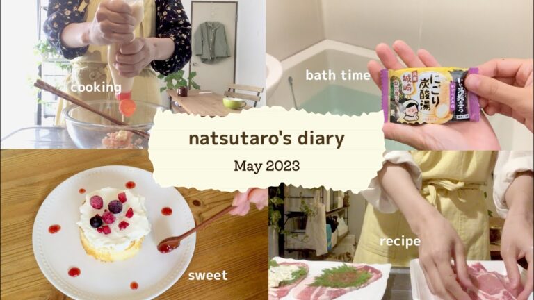 【食費月2.5万】料理して、美味しく食べて、穏やかに働く日常｜簡単レシピ🍳｜sweetな朝ごはん🧁🍓