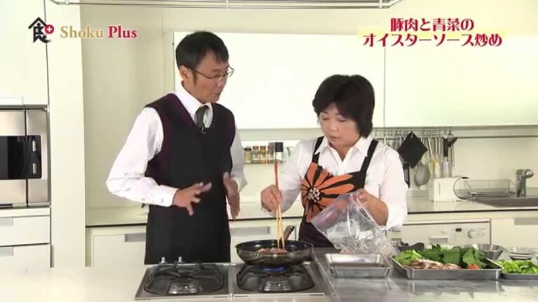 食プラス　＃19　「豚肉と青菜のオイスターソース炒め」　料理人　松原　聖絵