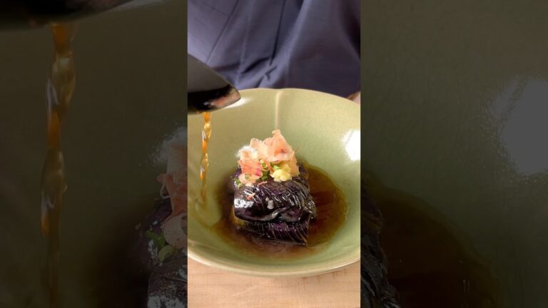 ほっこり優しい味わい　茄子の煮浸し