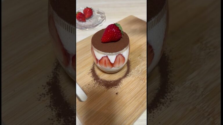 いちごディラミスが簡単でおすすめ🍓#ティラミス #簡単レシピ #いちごスイーツ