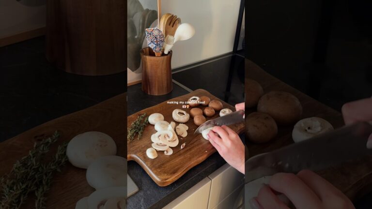 Pilzragout 🍄‍🟫 #dinner #mushrooms #mushroomrecipe
