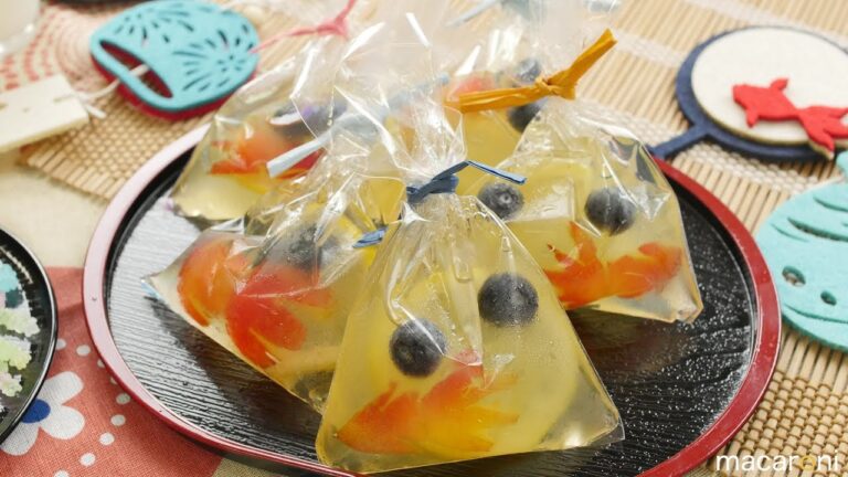 おうちで夏祭り気分！本物みたいな 金魚 すくい ゼリー のレシピ 作り方