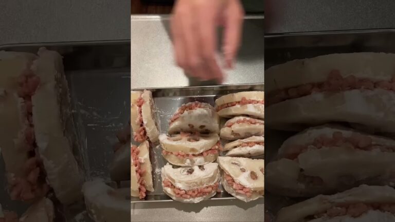 彼女が好きな蓮根の挟み揚げを作ってみた#shorts #彼氏飯