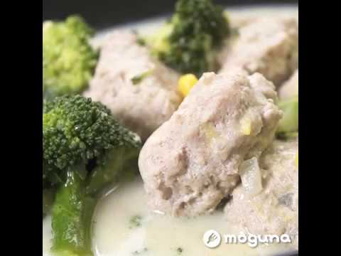 豚つみれでコクがアップ 豚つみれのコーンクリーム煮 ｜ moguna[モグナ]