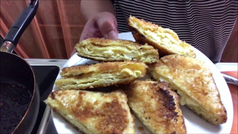 朝ごはんレシピ　油揚げのたまごサンド