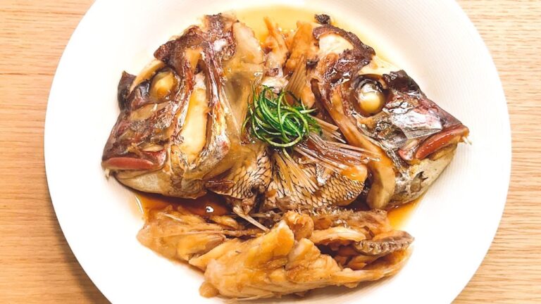 ご飯に合う鯛のあら炊きの作り方を紹介してみた！Trying to show you how to cook sea bream with rice!