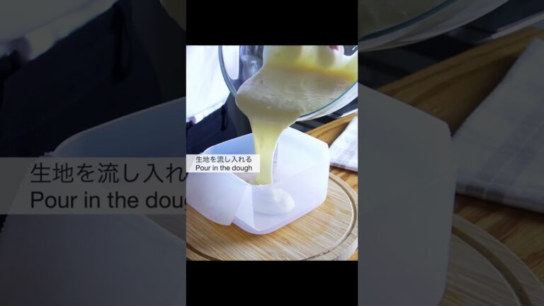 卵、バターなし！レンジで蒸しパン作り方✨