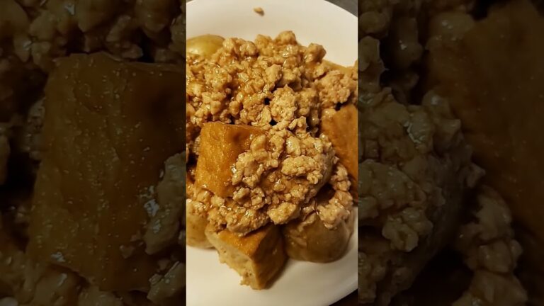 じゃがいも、あつあげ、鶏ひき肉の適当煮#shorts