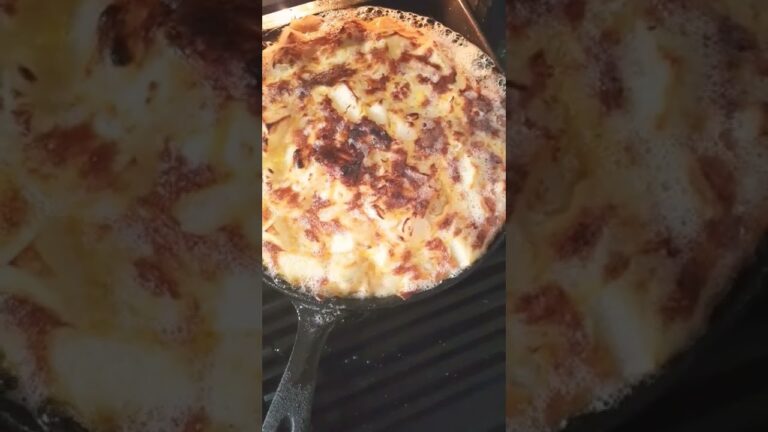 魚焼きグリルで仕上げるスペイン風オムレツ。