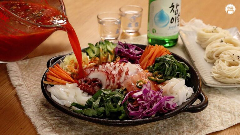 【韓国料理】夏のお刺身料理にぴったり!韓国の人気刺身料理、ムルフェの作り方