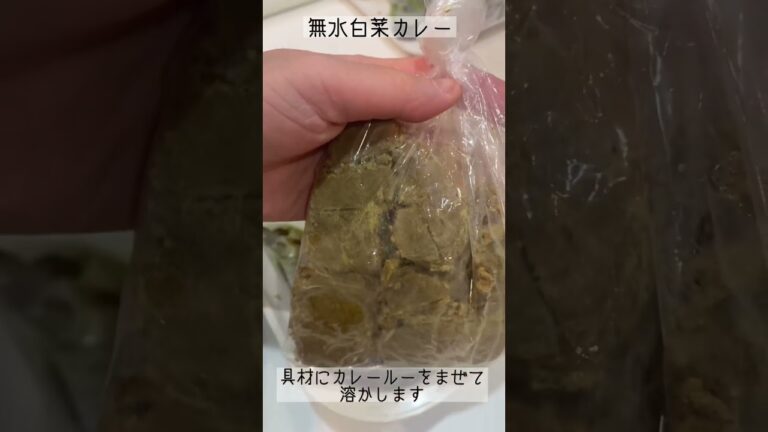 レンジで簡単♪無水白菜カレー