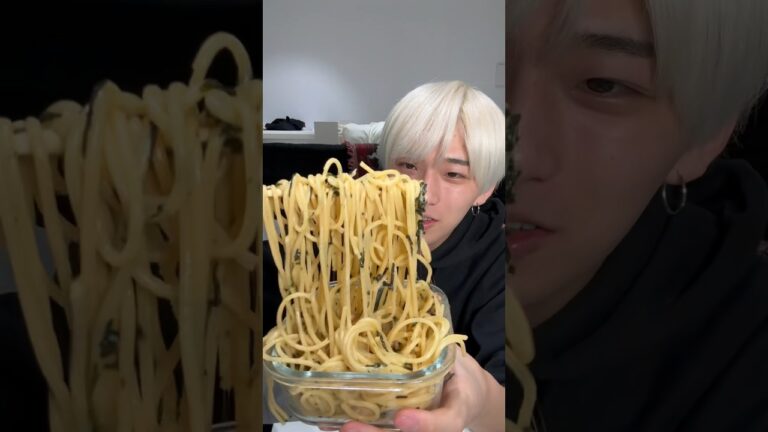納豆パスタ食べたことない人多すぎて悲しい‼️この動画見てみんなで作りまくろ！あと痩せるよ