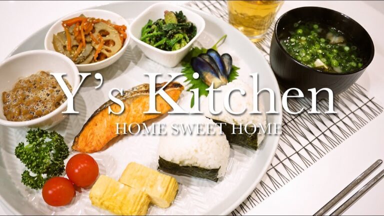 【料理音】蓮根と人参のきんぴら＆ほうれん草の胡麻和え