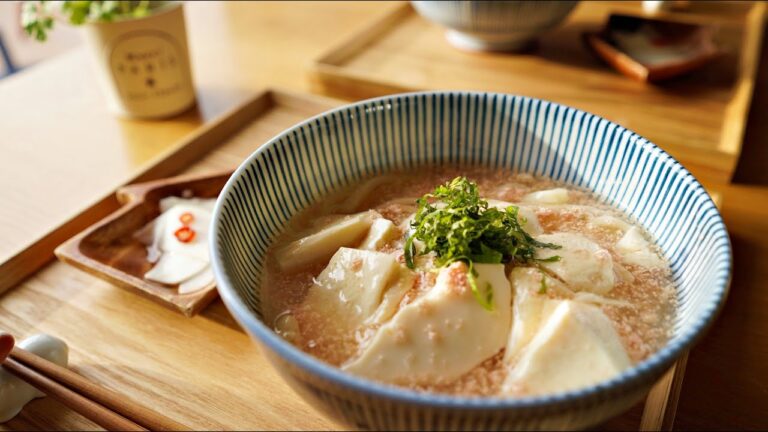 たらこあんかけうどん【風邪気味の日の朝ごはん】