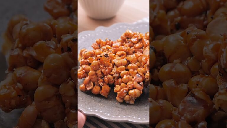 節分豆のキャラメルナッツ | Caramelized nuts #簡単レシピ #おうちスイーツ#節分の日 #キャラメル #ナッツ