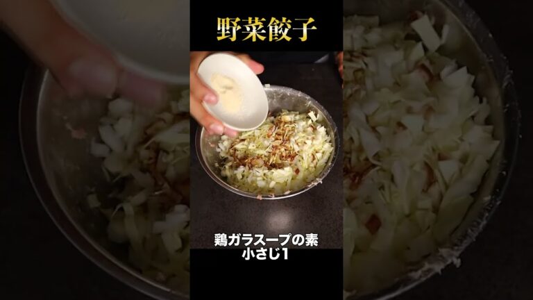 野菜を大量に入れた肉汁に溺れる餃子が旨すぎる