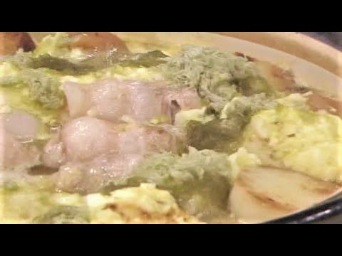 エビの豚肉巻きたっぷりとろろ鍋