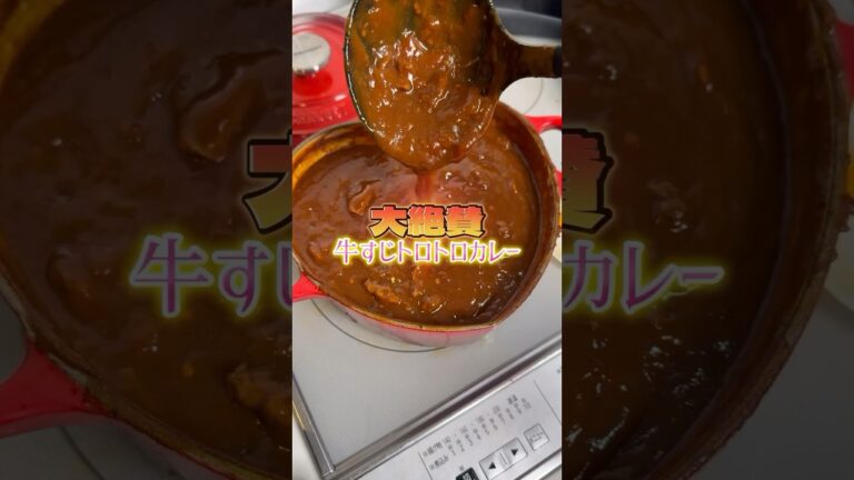 自分との戦い！牛すじトロトロカレーがうますぎた！