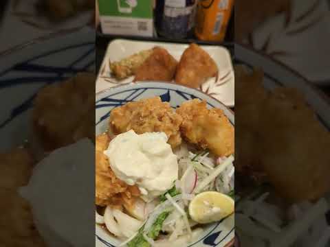 【120kg勢】丸亀製麺タル鶏天ぶっかけのリアル