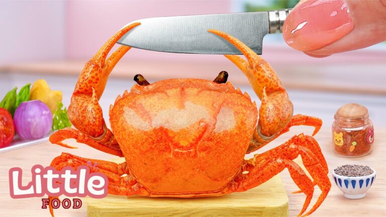 🦀 Seafood Recipes ❤️ スパイシーカニの秘密のレシピ | カニを使った美味しい料理 😍 リトルフードクッキング