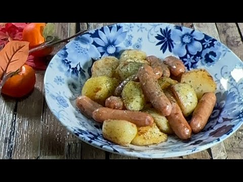 絶対にハマる【コンソメバター風味のジャーマンポテト】得意料理に加えて下さい‼️ #ジャーマンポテト #ポテトウインナー #shorts  #コンソメバター