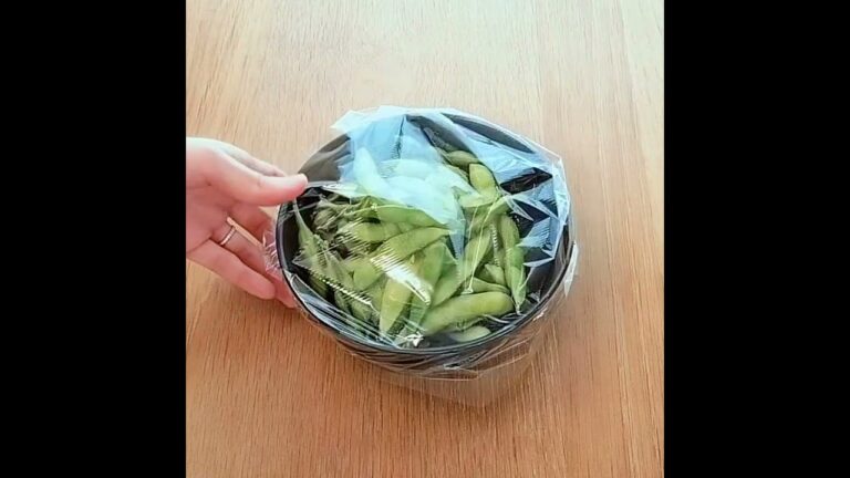 レンジでゆで枝豆が簡単に作れます☆彡 #Shorts　 #japanesecooking #レンジフード #簡単レシピ