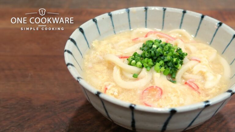 フライパンひとつで簡単　かに玉風うどん｜ONE COOKWAREシリーズ　レシピ　作り方