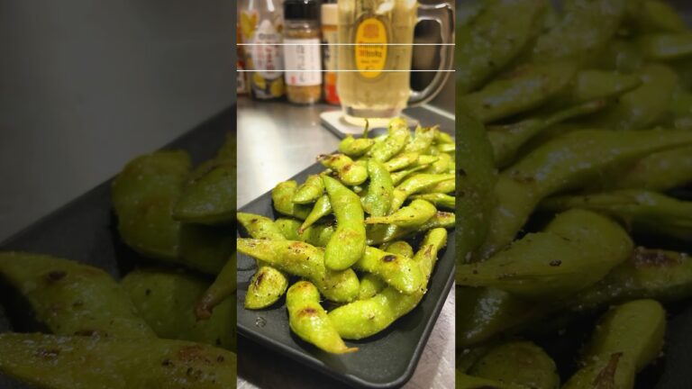 【塩焼き枝豆】レンチンだけじゃもったいなくなる冷凍枝豆レシピ #おつまみ #枝豆 #冷凍食品