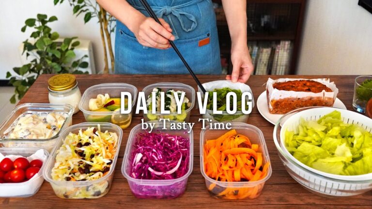 【サラダ作り置き】簡単で美味しい５日分のサラダレシピ／ キッチン好きな主婦の日常 VLOG